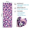thumbnail image 2 of Pink and Purple Of Leopard Print Hot Yoga Mat Towel Non Slip for Hot Yoga - Quick-Drying Yoga Mat Cover with 4 Corner Pockets with Travel Bag - Hot Yoga Towel Non Slip 70"x26", 2 of 6