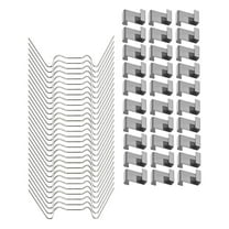 LEDMOMO Smooth Polished W Type Greenhouse Clips Rust Resistant for Home 100Pcs