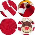 thumbnail image 4 of suéter de gato navidad santa mascota gato suéter de punto de invierno ropa de abrigo Adepaton Ropa para Gato, 4 of 5
