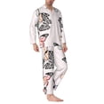 thumbnail image 2 of Fotbe Beautiful Butterfly Pijama de Hombre con Estampado de Manga Larga, Conjunto de 2 Piezas, Ropa de Dormir Suave y Cómoda con Bolsillos-XX-Large, 2 of 7