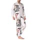 thumbnail image 2 of Balery Beautiful Butterfly Pijama para Hombre de Dos Piezas con Manga Larga, Conjunto de Dormir y Descanso Suave con Bolsillos-XX-Large, 2 of 7