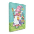 thumbnail image 3 of Whimsical Gnome Painting Easter Eggs Festive Flowers Fairy Tales & Fantasy Graphic Art Gallery-Wrapped Canvas Print Wall Art, 3 of 7