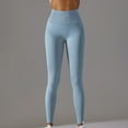 thumbnail image 2 of WREESH Womens Yoga Pants Fashion Casual Spring Summer Yoga Full Length Pants Light Blue, 2 of 8
