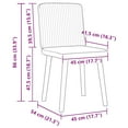 thumbnail image 2 of vidaXL Dining Chair Set of 2 Black, 2 of 6