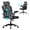 Ink Black, variant on VASAGLE Ergonomic Mesh Office Chair with Adjustable Lumbar Support and Headrest, 90-105° Tilt Function, Wide Seat, Flip‑Up Armrests, Ink Black
