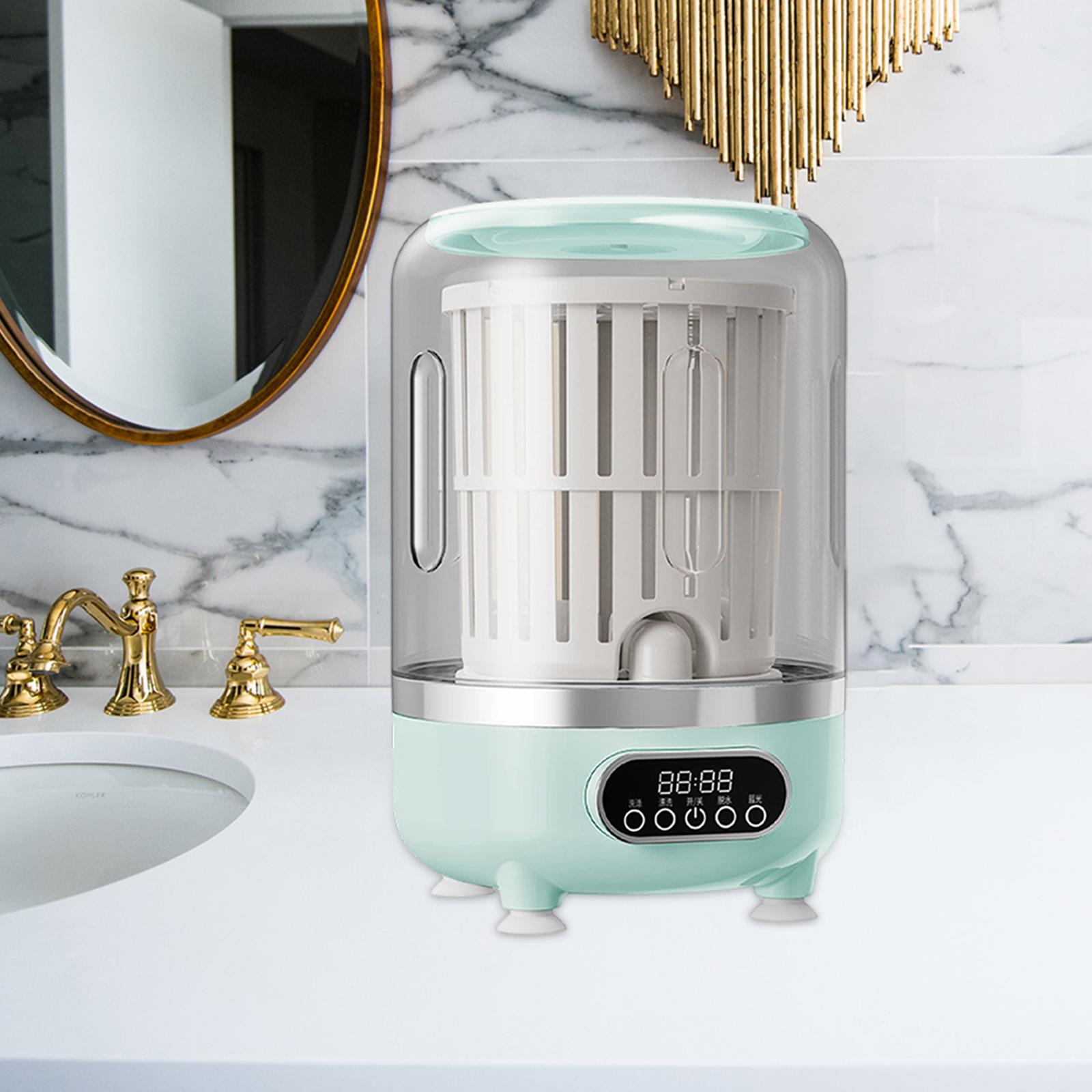 Mini Washing Machine Portable Washer Laundry Bucket Gentle Hand Wash Simulation for Underwear Socks Baby Clothes