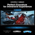 thumbnail image 2 of KOORUI 34-inch Ultra-Wide Curved Gaming Monitor, 165Hz WQHD HDMI Display Port, Black, 2 of 7