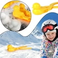 thumbnail image 2 of Daily Mix Store Jouets Fabricant de Boules de Neige, Canard Jaune Fabricant de Boules de Neige Jouets avec Poignée, Canard Boule de Neige, Outils de Dessin Animé Fabricant de Forme Sno Canard, 2 of 8