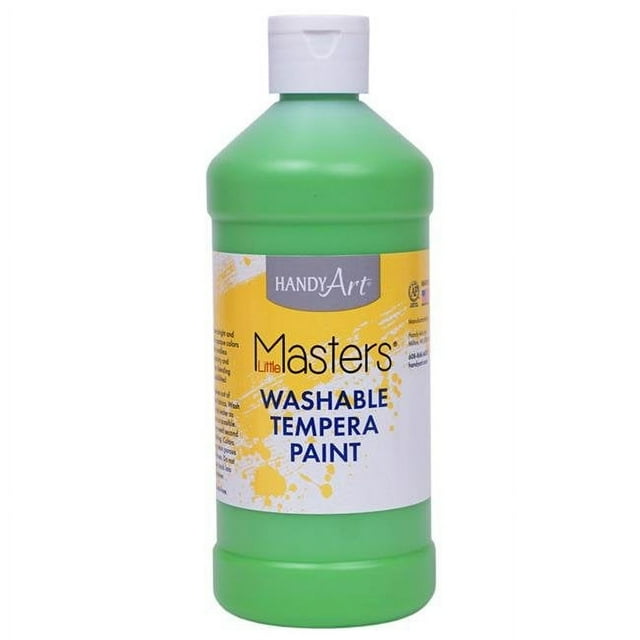 Rock Paint & Handy Art RPC211742-6 Little Masters Pinte de Peinture Tempera Lavable, Vert Pâle - 6 Chacun