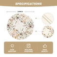 thumbnail image 5 of Smile Floral Fall Round 15 Inch Placemats Set of 4 Seasonal Round Place Mats for Party Dining Decoration, 5 of 6