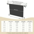 thumbnail image 6 of Aoodor Solar Fabric Outdoor Blinds, 4'W x 8'H, 5% Openness - Superior to HDPE Fabric, 6 of 12