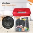 thumbnail image 2 of Contenedor Time Locking, caja fuerte de cocina, 5,5 cm de altura, tapa blanca, 2 of 7