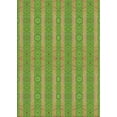 thumbnail image 1 of Ahgly Company Indoor Rectangle Patterned Green Novelty Area Rugs, 2' x 4', 1 of 6