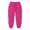 Hot Pink, variant on lnmuld Kids Girls Solid Textured Capri Jogger Pants Elastic Drawstring Waist Side Pocket Cropped Pants for Summer Color:Navy,Size:6-7 Years