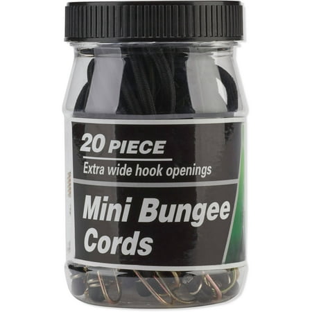 Mini Bungee Cords, 20 Pack