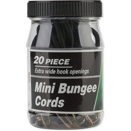 Ball Bungee Cord - Mini Bungee Cords, 20 Pack