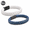Type-C Dark blue and white, variant on 2 Pack Type-C Bracelet Charging Cable, Hand Braided Leather-Look USB-C Data Cable, Creative Wearable Phone Charger Cord for Travel, Desk, Car, Bag, and Everyday Backup Charging