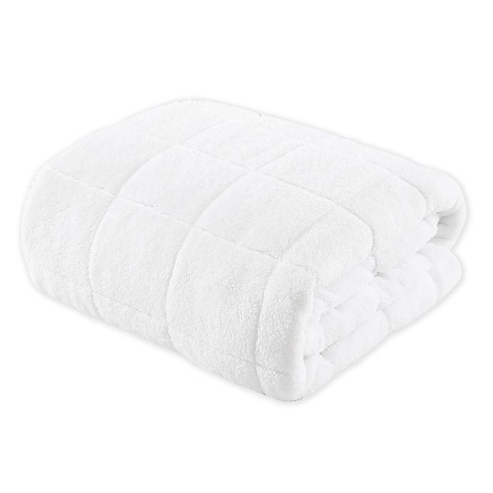 Therapedic Sherpa 20 lb. Weighted Blanket in Natural - Walmart.com