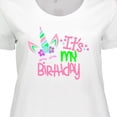 thumbnail image 4 of Inktastic It's My Birthday Unicorn Women's Plus Size T-Shirt, 4 of 5