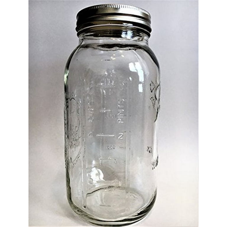 Vintage 64oz Wide Mouth Mason Ball Mason Jar/glass Jar Without Lid/fruit  Embossed/class Preserve Jar/food Jar/flower Jar 10 Cups 9 Tall 