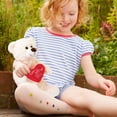 thumbnail image 2 of Guvpev 12" Teddy Bear Plush with Red Heart, Soft and Cuddly Romantic White Teddy Bear Stuffed Animal Gift for Valentine's Day, Anniversary, Graduation, Mom, Wife, Girlfriend, 2 of 14