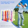 thumbnail image 4 of Golf Tees Mixed Colour Pack Of 50 3.26 Inch Wine Glass Shape Training Tees For Beginners Driving Range Outdoor Mat, 4 of 5
