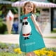 thumbnail image 5 of Fotbe Cute Santa Claus Vestido de Dormir para Niñas de 3 a 10 Años, Mangas Cortas, Estilo Princesa, Pijama Camisón con Mangas Voladas-Large, 5 of 6