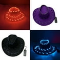 thumbnail image 5 of COMEET Cowboy hat, Light Up Hat Western Party Hat Women LED Adjustable Party Flashing Costume Accessory, 5 of 20