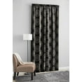thumbnail image 7 of Mainstays Blackout Curtain Panel Pair, Set of 2, Medallion Black, 30"W x 95"L, 7 of 7