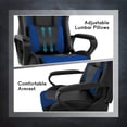 thumbnail image 7 of Gaming Chair Office Chair High Back Racing Computer Chair Task PU Desk Chair Ergonomic Swivel Rolling Chair with Lumbar Support for Home Office, 7 of 7