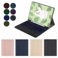 thumbnail image 4 of Funda protectora con ranura para lápiz y teclado Bluetooth de Apple para iPad Pro de 110,2 pulgadas de 2024, funda con luz colorida para tableta Air6, 4 of 6