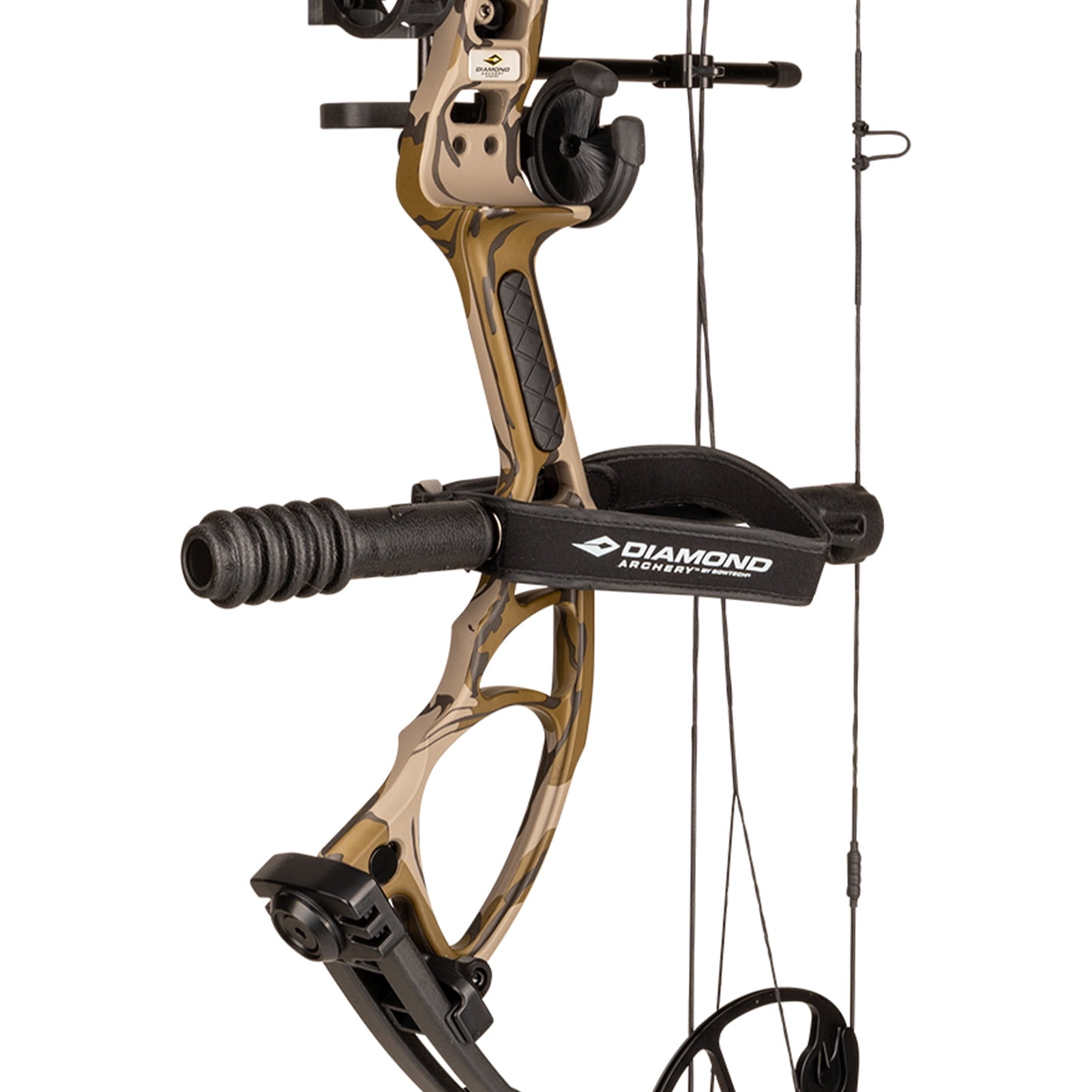 DIAMOND ARCHERY Edge XT RH Mossy Oak Bottomland Compound Bow With Package (A14807)