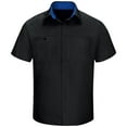 thumbnail image 3 of Red Kap Men's Short Sleeve Performance Plus Shop Shirt with OilBlok Technology, 3 of 7