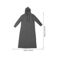thumbnail image 2 of FOMIYES Hoodie Largo Con Cordón Estilo Deportivo Y Casual Para Mujer, 2 of 8