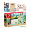 Nintendo Switch Animal Crossing Limited Console Pokemon Sword Bundle, with Mytrix Wireless Pro Controller Berry Bear Tempered Glass Screen Protector- the Best Pokemon Game