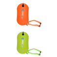 thumbnail image 2 of Dispositivo inflado Cola flotador de remolque de boya de natación con cinturón naranja amarillo, 2 of 2