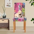 thumbnail image 6 of BZSMCE Chairs Slipcovers Dining Chair Covers Urban Chess Chaos Creative Pattern, 6 of 7