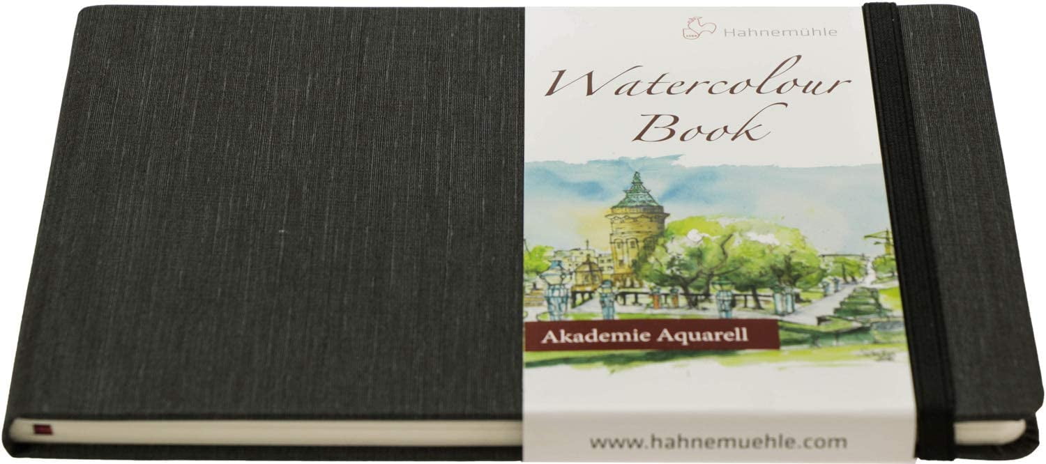 Hahnemuehle Akademie Watercolor Paper Book, 30 Pages, Landscape, 8.2" x 11.6"