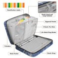 thumbnail image 4 of Haosy Accordion File Organizer Zipper Binder 500 Sheet 6-Tab Expanding File Folder Multi-Pocket 1.2 Inch 3 Ring Capricornus Of Zodiac, 4 of 7