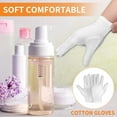 thumbnail image 5 of Moist Gloves, 3 Pairs White Cotton Moisturizing Gloves for Overnight Eczema Treatment, Repair Dry Cracked Hands, 5 of 5