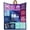 Blue 80th Birthday, variant on 50th Birthday Gifts for Women Blanket 60x50in, 50th Birthday Gifts for Her, 50th Birthday Decorations for Women, 50 Year Old Birthday Gifts for Women Sister Wife Mom Friend Soft Warm Throw Blanket