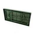 thumbnail image 3 of Folding Table and Chairs, Plastic Folding Table with Oxford Cloth Folding Chair 1.75" Combo Kit 2 Chairs, Portable Durable Plastic - Green, 3 of 4