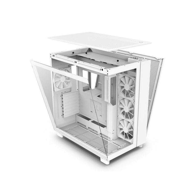 NZXT H9 Flow - All White - CM-H91FW-01 - Dual-Chamber Mid NZXT H9 Flow - All White - CM-H91FW-01 - Dual-Chamber Mid