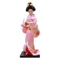 thumbnail image 2 of Muñeca kimono de geisha japonesa de 11 pulgadas, muñeca kimono asiática de 27 cm, figura coleccionable Rosado, 2 of 8