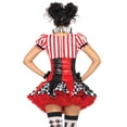 thumbnail image 2 of Leg Avenue Harlequin Clown Women's Halloween Fancy-Dress Costume for Adult, L, 2 of 4