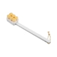 thumbnail image 1 of Advancent Cepillo corporal de mango largo, esponja para ducha de baño, exfoliante, exfoliante, masaje de piel, exfoliación, accesorios para ducha de Juegos de accesorios de baño Blanco Advancent HA001563-01B, 1 of 1