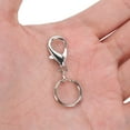 thumbnail image 4 of Swivel Lanyard Snap Hook, Key Chain Clip, Durable D-Ring With Clip Handbag Zipper Handle For Key Chain Lanyard 7x14mm Small Clip With 12mm Inner Diameter Key Ring,21x35mm Big Clip, 4 of 8
