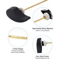thumbnail image 2 of GFDYREE Toilet Handle Tank Flush Lever Replacement Compatible with TOTOTHU004-CP Trip Lvr for ST701, CST854, Side Mount Toilet Flush Handle, Toilet Trip Lever, Toilet Repair Handle, Matte Bl, 2 of 7