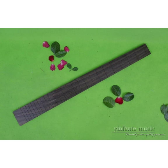 Siemonic Electric Guitar Fretboard for 24 Fret Neck 25.5 inch No Inlay Rosewood
