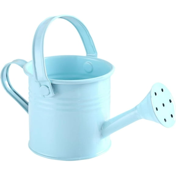 Mini Watering Can, Small Watering Can, 2.8x4.7 Kids Watering Can with Handle, Rustproof Metal Watering Can, Portable Indoor Watering Can for Garden Yard Home Beige, Kids Watering Can